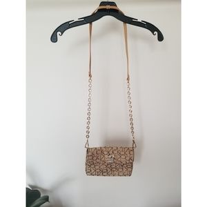 Calvin Klein convertible crossbody clutch bag